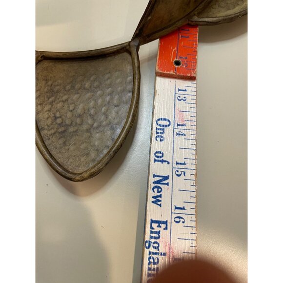 Large Sea Turtle Hammered Copper Metal Stand Decor - Picture 5 of 8